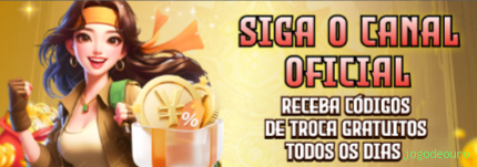 Canal oficial da jogodeouro no Telegram